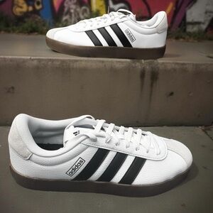 Adidas VL Court 3.0 White Black Sneakers Mens Size 11.5 Retro BNIB Skate Classic